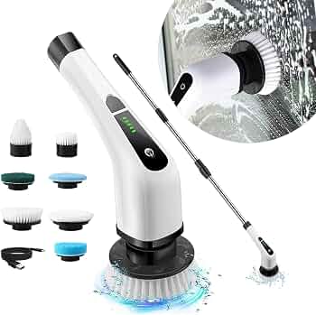 Mervani SpinClean Pro™ – Kabellose 9-in-1 Elektrische Rotationsbürste