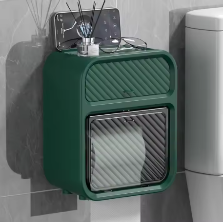 Mervani WallBox™ – Portarotolo Premium 3 in 1 Senza Forare