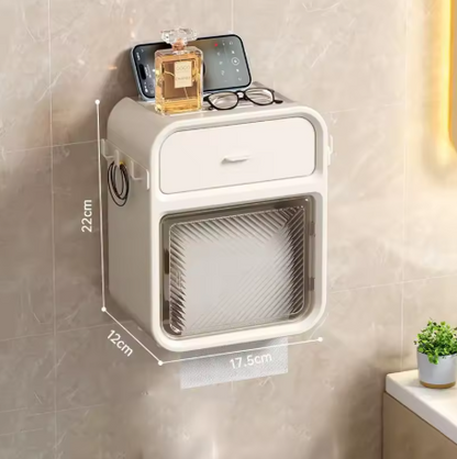 Mervani WallBox™ – Portarotolo Premium 3 in 1 Senza Forare