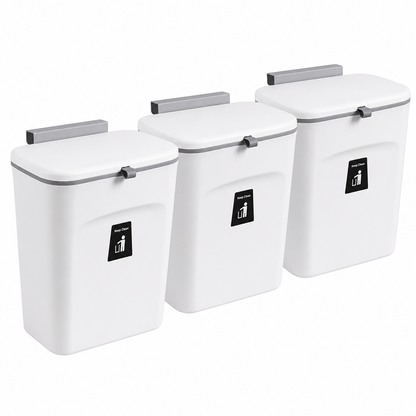 Mervani Cestino Eleganza™- Pattumiera automatica e facile da installare.