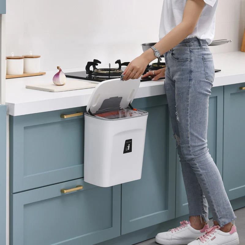 Mervani Cestino Eleganza™- Pattumiera automatica e facile da installare.